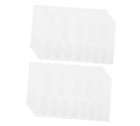 SHERCHPRY Lot De 10 Feuilles De Gel De Silice Transparent Pour Manucure Française Film Extensible Pour Ongles Film Sans Traces