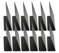 SHERCHPRY Lot de 12 Mini Tableaux Noirs 100X75 MM de L pour Buffet Étiquettes Alimentaires Effaçables Panneaux Ardoise Stables pour Décoration de Table et Numéros de Table