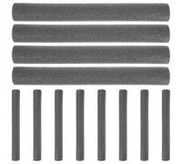 SHERCHPRY Lot de 12 Tubes en Mousse Anti-Collision pour Barres de Trampoline Protections Rembourrées Noires de 40 CM Accessoires de Sécurité pour Trampoline Intérieur et Extérieur
