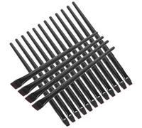 SHERCHPRY Lot de 16 Pinceaux Eye-Liner Précision Pinceaux de Maquillage Outils Cosmétiques Réutilisables Applicateurs Fin et Coudé pour Maquillage des Yeux