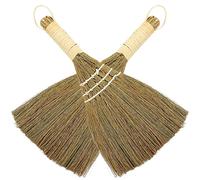 SHERCHPRY Lot De 2 Balais De Bureau Petit Balai À Main À Manche Court Balais Brosse pour Dépoussiérer La Maison La Voiture Les Stores Les Ventilateurs De Plafond Et Les Étagères