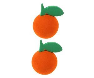 SHERCHPRY Lot de 2 Boules D'antenne en Eva Orange Résistantes aux Intempéries, Décoration Extérieure pour Antennes de Voiture, Camion et SUV, Accessoires Voiture pour Personnalisation