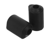 SHERCHPRY Lot de 2 Chaussettes de Protection en Silicone Haute Température pour Buse D’Imprimante 3D Manchons Noirs Compatibles Extrudeuse Isolation Thermique et Protection Chocs pour