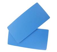 SHERCHPRY Lot de 2 Coussins de Protection Petits Tapis de Yoga Bleu pour Genoux et Coudes, Antidérapants en Eva, Légers et Compacts, pour Pilates, Jardinage et Exercices Sportifs