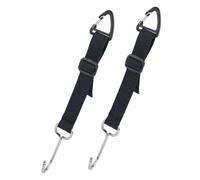 SHERCHPRY Lot de 2 Crochets Cachés pour Appuie-Tête de Voiture en Acier Inoxydable Crochet Robuste et Amovible pour Paquet à Dos Porte-Paquet et Rangement Pratique Véhicule