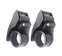 SHERCHPRY Lot de 2 Dévidoirs de Ruban Adhésif Transparents Légers et Portables Coupe-Ruban Adhésif Manuel Compact Outil D’Emballage Pratique pour Entrepôt Distribution Couleur Aléatoire