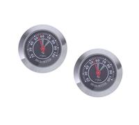 SHERCHPRY Lot De 2 Hygromètres Accessoires Pour Humidificateurs Petite Jauge D'Humidité Hydromètre Humidimètre Accessoire Mécanique Pour Alliage D'Acier Inoxydable