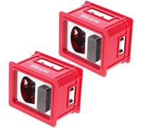 SHERCHPRY Lot de 2 Ouvre-bouteilles Magnétiques Rouge de Caisse à Bière, Ouvre-bière Mural Décoratif pour Fête, Outil Compact et Multifonctionnel pour Réfrigérateur, Accessoire Bar Pratique