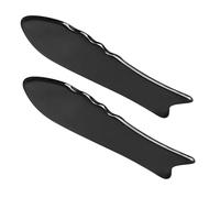 SHERCHPRY Lot De 2 Planches À Gratter En Corne Outil De Massage Chinois Pour Le Corps Planche Gua Sha Portable Outil Gua Sha En Corne De Bœuf Planche