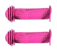 SHERCHPRY Lot de 2 Poignées de Guidon Antidérapantes pour Garçon et Filles Violet et Noir Couvre-Guidons en Matériau Flexible Compatible Vélos Scooters et VTT Accessoires de Vélo