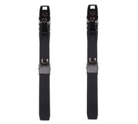 SHERCHPRY Lot de 2 Set de Sangles de Remplacement Noires pour Chaussures de Patins à roulettes, Accessoires Universels pour Rollers Adultes et Garçon et Filles, Fixation Stable pour