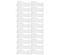 SHERCHPRY Lot de 20 Spatules à Cire en Plastique Transparent pour Épilation Visage et Corps Applicateurs Antiadhésifs Réutilisables Outils Professionnels pour Crème Dépilatoire et Cire