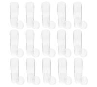 SHERCHPRY Lot de 20 Tubes Ronds Transparents 31 Mm pour Pièces de Monnaie avec Mousse de Protection, Boîte de Rangement Portable en Plastique Robuste pour Collection et Tri Sécurisé
