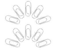 SHERCHPRY Lot de 200 Mini Trombones Métalliques 15 MM en Nickel Attaches pour Papier Compactes et Résistantes pour Bureau École et Organisation de Documents