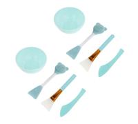 SHERCHPRY Lot De 3 Accessoires De Beauté Pour Femmes Bol De Mélange De Maquillage Accessoires De Beauté Masque Facial Brosse De Lavage Du Visage En Silicone Kit D'Outils De Mélange