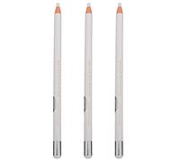 SHERCHPRY Lot de 3 Crayons Eyeliner Blanc Micro-fins, Pointe Précise, Waterproof, Maquillage Yeux, Usage Professionnel et Quotidien, Facile à Appliquer