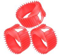 SHERCHPRY Lot de 3 Protections en Silicone Rouge pour Manomètres D’Oxygène Acétylène et Propane Manchons Anti-Chocs Compacts et Résistants Couverture de Jauge Adaptée aux Régulateurs de