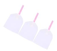 SHERCHPRY Lot de 3 Sachets Filet à Savonnette Blanc Porte-Savonnette Moussant Exfoliant pour Savonnette Nettoyant Visage et Pratique et Soin Peau Douce Paquet en Filet Couleur Aléatoire