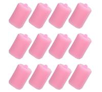 SHERCHPRY Lot de 30 Bigoudis en Éponge Flexibles sans Chaleur Couleur Rose pour Cheveux Courts et Longs Bigoudis Doux pour Donner du Volume et Boucler Pendant la Nuit Outil de Coiffure