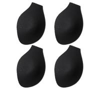 SHERCHPRY Lot de 4 Coussinets en Éponge Perforée pour sous-Vêtements Bombés Hommes Protection Discrète et Respirante Taille Moyenne Noir Adaptés pour Maillots de Bain et Slips Lavables