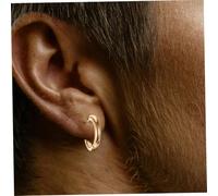 SHERCHPRY Lot De 4 Paires De Boucles D'Oreilles Créoles En Acier Inoxydable Petites Créoles Rondes Plaquées Pour Femmes Créoles Colorées Fines Pour Mariage