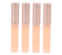 SHERCHPRY Lot De 4 Pinceaux À Lèvres Ronds En Silicone Anti-Taches Mats Pour Maquillage Multipack Réutilisables Pour Voyage Cosmétiques Estompe Les Lèvres Gel De Silice