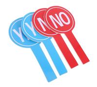 SHERCHPRY Lot de 4 Tableaux de Vote Portables en Mousse 15X30 CM Pagaies Réutilisables « Oui » et « Non » Pagaies Légères pour Évaluation Scolaire et Bureau de Vote