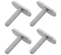 SHERCHPRY Lot de 4 Vis INOX 6X30Mm pour Support de Rail de Kayak Boulons de Montage Robustes pour Fixation Stable Accessoires de Visserie Adaptés pour Bateaux et Canoës de Pêche
