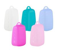 SHERCHPRY Lot de 5 Couvre-Têtes de Brosse à Dents en Silicone Protège-Brosses Portables Anti-Poussière Réutilisables pour Voyages et Maison Accessoires pour la Famille