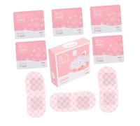 SHERCHPRY Lot de 5 Masques Yeux Chauffants en Coton Rose, Soulageant la Fatigue Oculaire, Usage Quotidien Moments de Repos