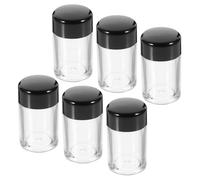 SHERCHPRY Lot De 6 Boîtes à Poudre Vides 3g Petit Récipient à Poudre Plastique Robuste Pour Maquillage Usage Quotidien Et Accessoires De Voyage