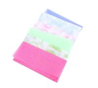 SHERCHPRY Lot De 6 Serviettes Exfoliantes Corps, Longues, En Nylon, Mousse Rapide, Adaptés à La Bain à Domicile Voyage, Couleurs Variées, Brosses De Bain Multi-usages