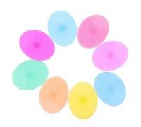 SHERCHPRY Lot de 8 Brosses en Silicone pour Bébé Brosse à Shampoing Douce Brosse de Bain Anti-Dérapante Matériau Solide Utilisation Facile Pendant Bain Tout-Petits et Garçon et Filles