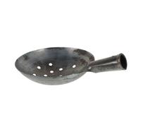 SHERCHPRY Louche Ronde en Fer pour Nettoyage Polyvalent, Pelle à Dragage 20 Cm, Outil Résistant Aux Intempéries pour Jardin, Canalisations Et Pelletage Extérieur