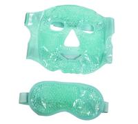 SHERCHPRY Masque de Gel Réutilisable pour Yeux et Visage Rafraîchissant Froides Confortables avec Bande Élastique Détente et Soulagement pour Sommeil Hydratant et Apaisant Couleur Aléatoire