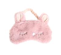 SHERCHPRY Masque De Sommeil Soie Cache-œil Pour Dormir Et Voyager Solaire Pour Yeux Motif Lapin Rose Cadeau Pour Femmes Et Filles