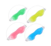 SHERCHPRY Masque Oculaire Gel Rafraîchissant 4 Pcs Multicolore Format Léger Pack Chaud/froid Pour Contemplation Et Relaxation