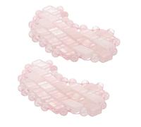 SHERCHPRY Masque Yeux En Jade Lot De 2 Pièces Forme Lune Rafraîchissant Oculaire Pour Voyage Sommeil Relaxation