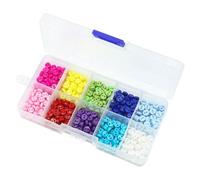 SHERCHPRY Mini Boutons Ronds à Coudre 6 MM en Résine 200 Pièces à 2 Trous pour Loisirs Créatifs Accessoires Vêtements Poupées Couture Manuelle et Décoration DIY