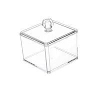 SHERCHPRY Mini Organisateur Maquillage Transparent Acrylique Boîte Rangement Cosmétique et Polyvalente pour Bureau et Coiffeuse