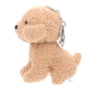 SHERCHPRY Mini pendentif chiot Chiens pour pendentif en chaîne-clés suspendu Pendentif à main Charme de mignon porte-clés chien Peluche courte super douce Brown