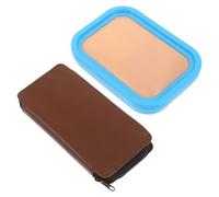 SHERCHPRY Modèle d'Acupuncture en Silicone pour Débutants Peau Humaine Simulée Kit d'Entraînement à L'Injection Intramusculaire et Intradermique Mannequin Éducatif Polyvalent pour