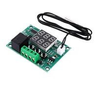 SHERCHPRY Module Thermostat Électronique Numérique CC 12 V à Double Affichage avec Capteur Carte de Contrôle de Température Précise 01°C Mémoire Intégrée Régulateur Température pour