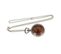 SHERCHPRY Montre De Poche Vintage à Quartz pour Femmes Et Hommes Petite Montre De Poche avec Chaîne Portable pour Toutes Occasions