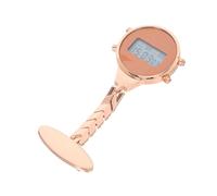 SHERCHPRY Montre Fob Alliage Rose Doré pour Infirmières et Aides-soignantes Affichage Numérique Confortable et Antipoussière Cadeau Pratique pour Professionnels de Santé