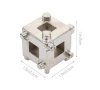 SHERCHPRY Outil D’Ajustement pour Étrier de Frein à Disque Adaptateur Cube en Acier Outil Manuel pour Piston de Frein Rétraction Facile Kit Compact pour Réparation Automobile