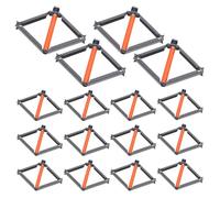 SHERCHPRY Outil de Réparation Clips de Réparation Robustes 30 Pièces de Boîte Électrique en Acier pour Montage Mural pour Solution DIY Conviviale de 68,5 à 78,5cm Interrupteurs
