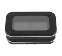 SHERCHPRY Palette Magnétique Vide 2 Pièces Noire Miroir, Boîte Distributrice de Maquillage Compacte pour Fards à Paupières et Blush, DIY Cosmétique Portable pour Voyage et Retouches