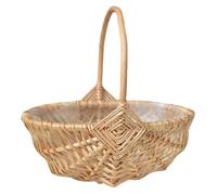 SHERCHPRY Paniers en Osier Faits la Main Panier à Fleurs Rustique Anse Rangement pour Fleurs Artificielles Décoration de Pièce pour Mariage
