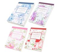 SHERCHPRY Papier Décoratif pour Scrapbooking Vintage 400 Feuilles 4 Styles 100 Feuilles par Style pour Journaux Intimes, Loisirs Créatifs et Cartes